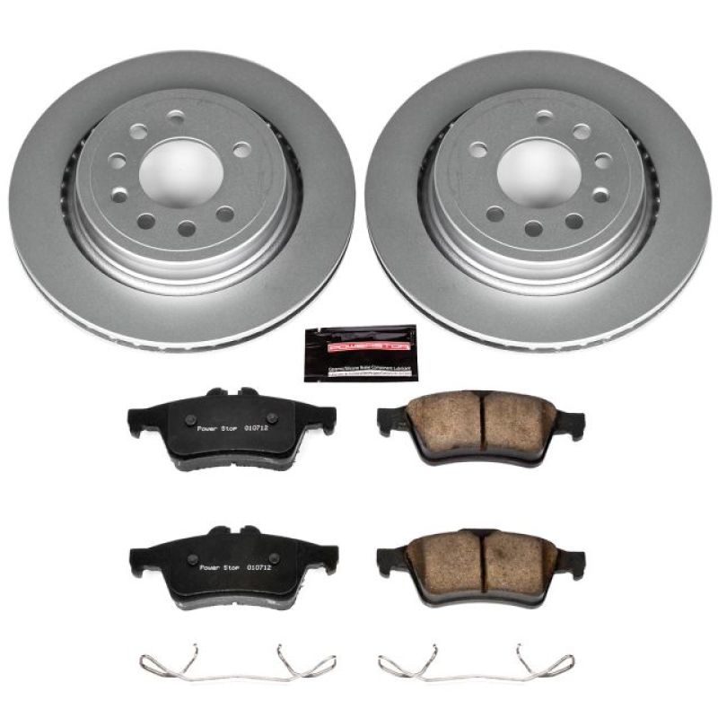 PowerStop Power Stop 08-11 Saab 9-3 Rear Z23 Evolution Sport Coated Brake Kit