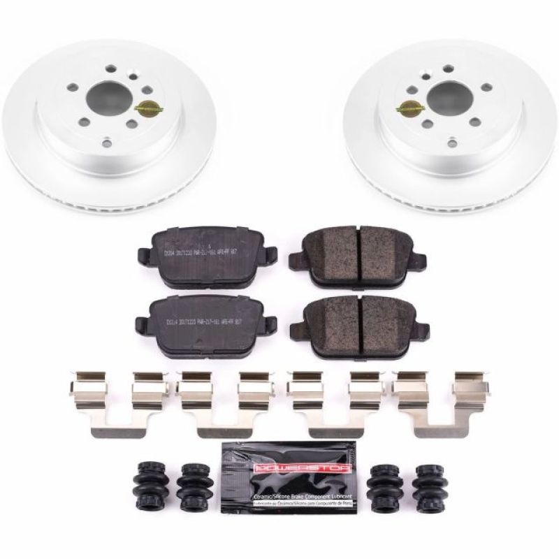 PowerStop Power Stop 08-12 Land Rover LR2 Rear Z23 Coated Brake Kit