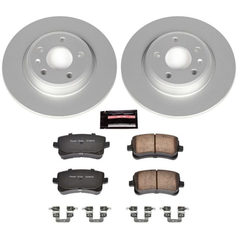 PowerStop Power Stop 09-16 Audi A4 Rear Z23 Evolution Sport Coated Brake Kit