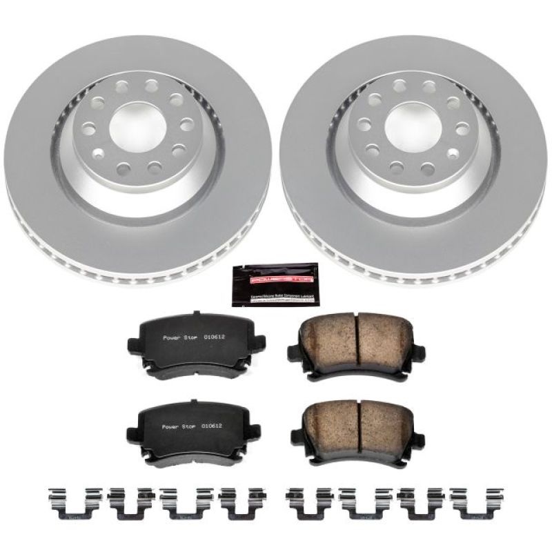 PowerStop Power Stop 09-17 Volkswagen CC Rear Z23 Evolution Sport Coated Brake Kit