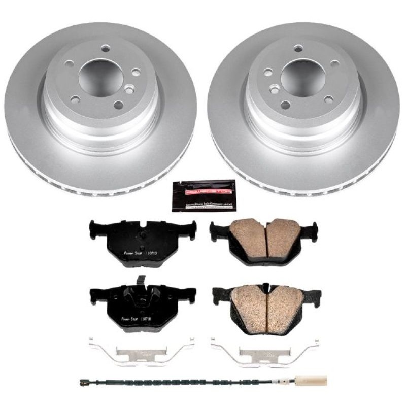 PowerStop Power Stop 11-13 BMW 335i Rear Z23 Evolution Sport Coated Brake Kit