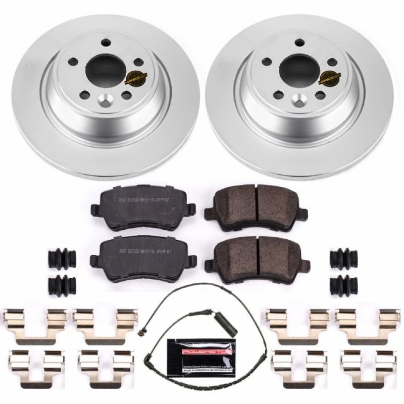 PowerStop Power Stop 12-15 Land Rover Range Rover Evoque Rear Z23 Evolution Sport Coated Brake Kit