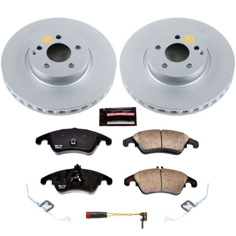 PowerStop Power Stop 13-14 Mercedes-Benz C300 Front Z23 Evolution Sport Coated Brake Kit
