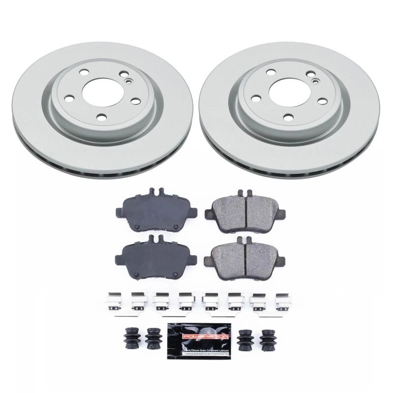 PowerStop Power Stop 14-19 Mercedes-Benz CLA250 Rear Z17 Evolution Geomet Coated Brake Kit
