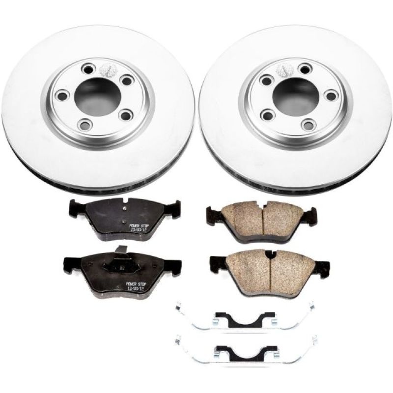 PowerStop Power Stop 2005 Jaguar S-Type Front Z17 Evolution Geomet Coated Brake Kit