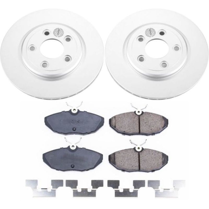PowerStop Power Stop 2005 Jaguar Vanden Plas Rear Z17 Evolution Geomet Coated Brake Kit