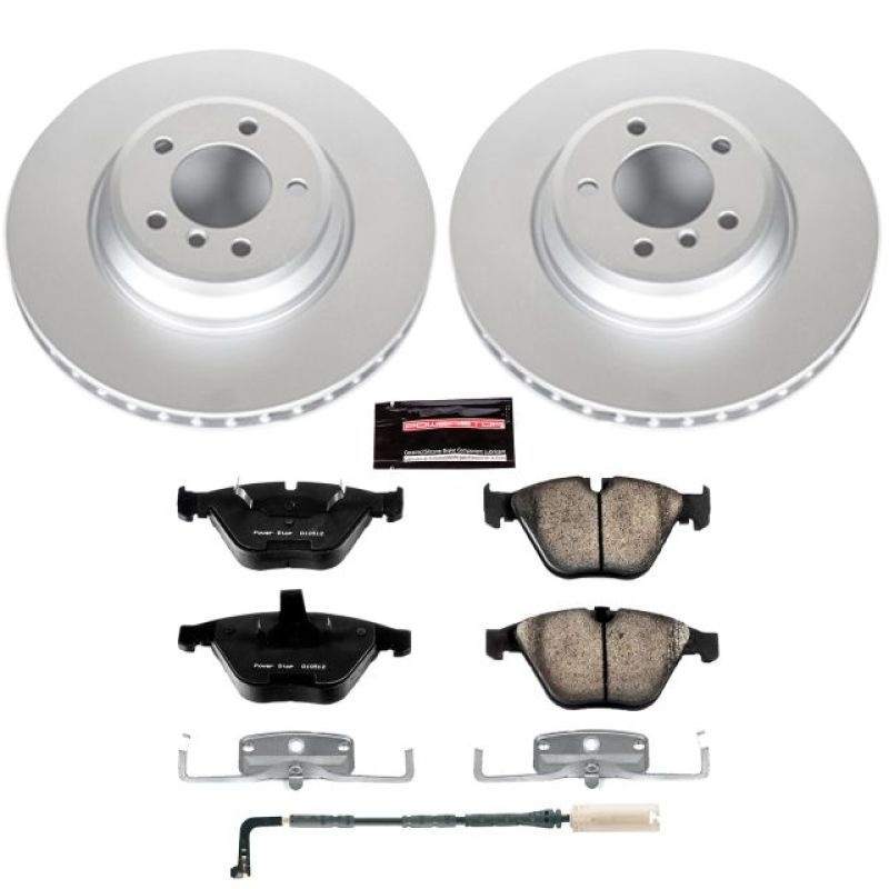 PowerStop Power Stop 2009 BMW 335i xDrive Front Z23 Evolution Sport Coated Brake Kit