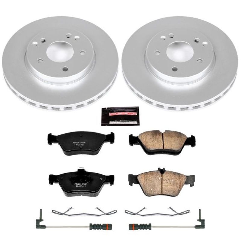 PowerStop Power Stop 99-00 Mercedes-Benz C230 Front Z23 Evolution Sport Coated Brake Kit
