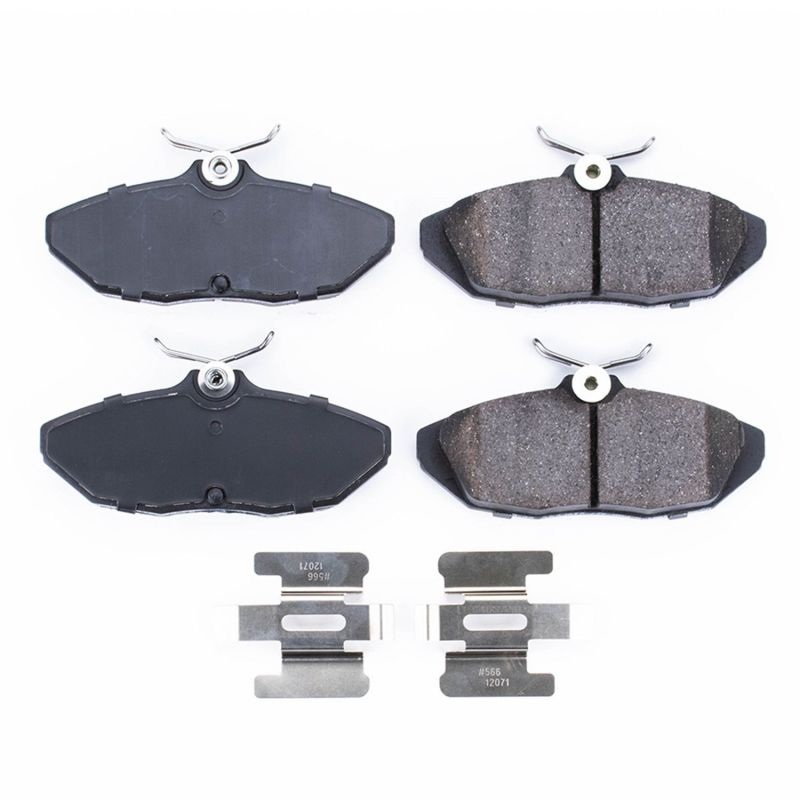 PowerStop Power Stop 01-02 Dodge Viper Rear Z17 Evolution Ceramic Brake Pads w/Hardware