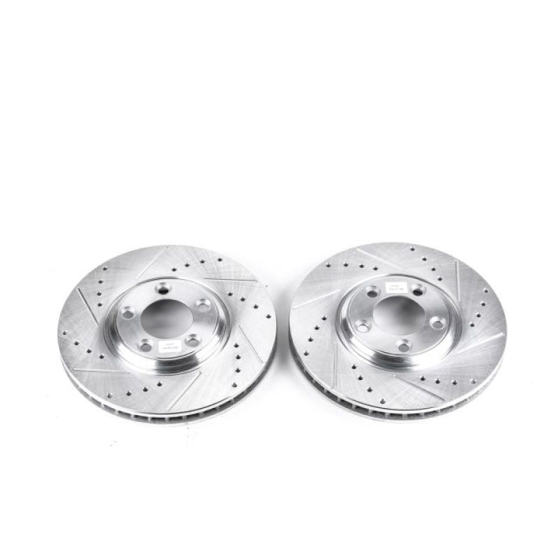 PowerStop Power Stop 02-05 Ford Thunderbird Front Evolution Drilled & Slotted Rotors – Pair