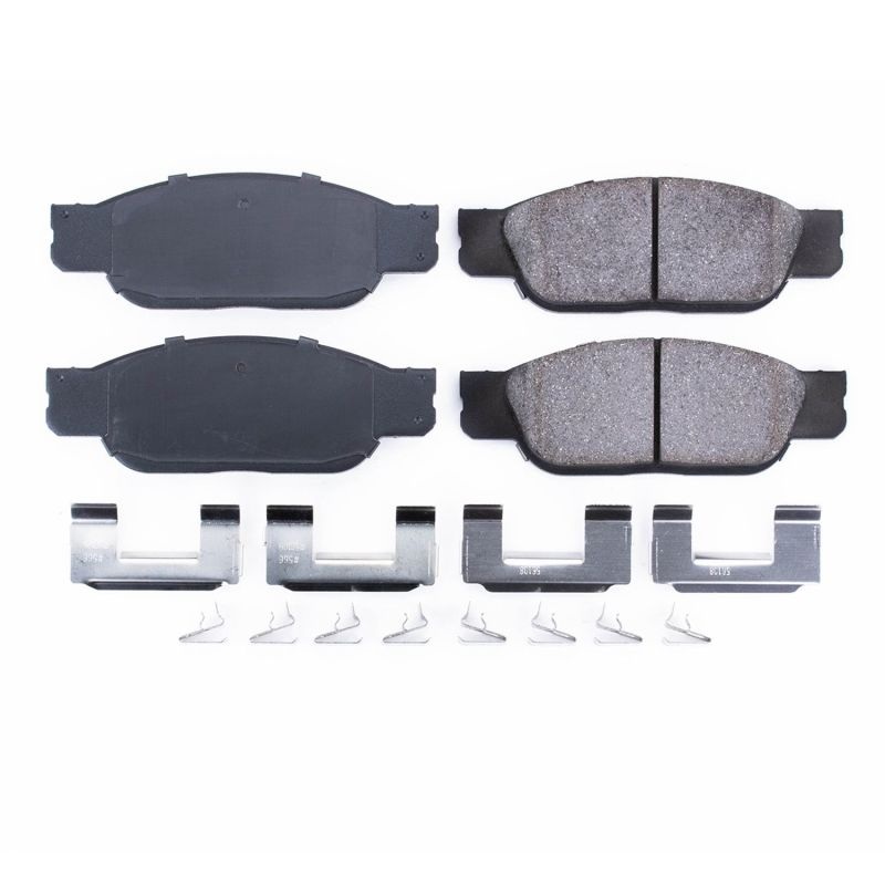 PowerStop Power Stop 02-05 Ford Thunderbird Front Z17 Evolution Ceramic Brake Pads w/Hardware