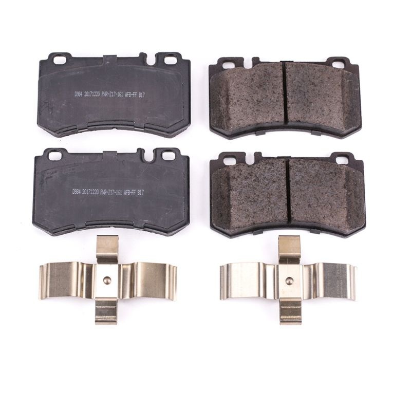PowerStop Power Stop 03-06 Mercedes-Benz CL55 AMG Rear Z17 Evolution Ceramic Brake Pads w/Hardware