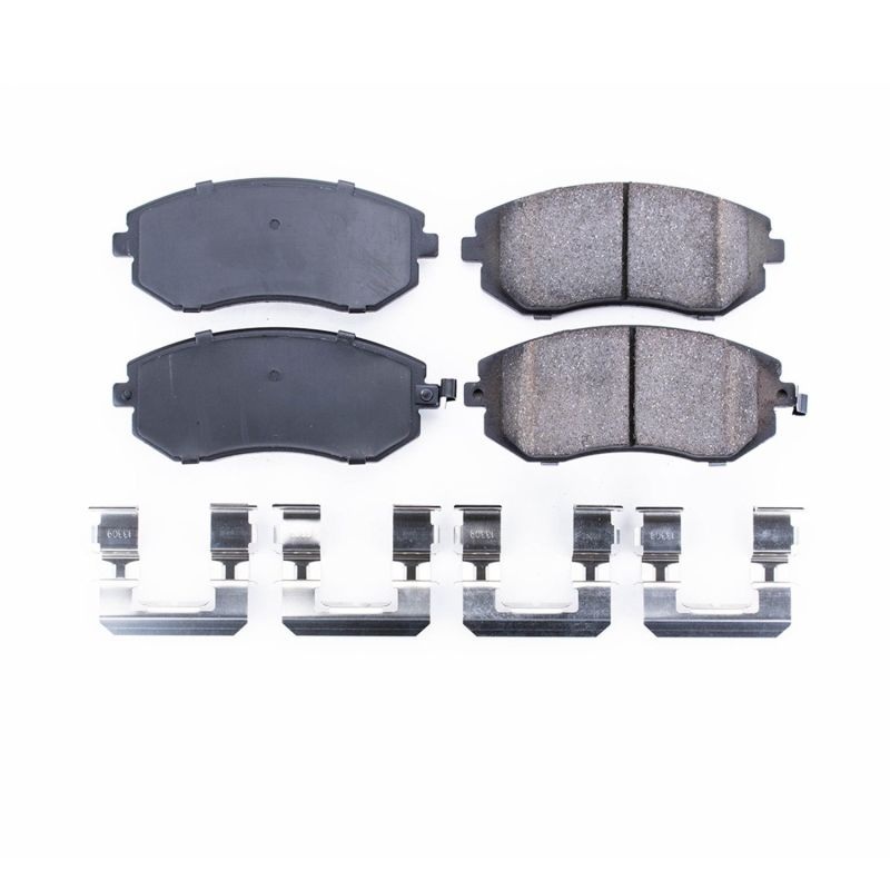 PowerStop Power Stop 05-06 Saab 9-2X Front Z17 Evolution Ceramic Brake Pads w/Hardware