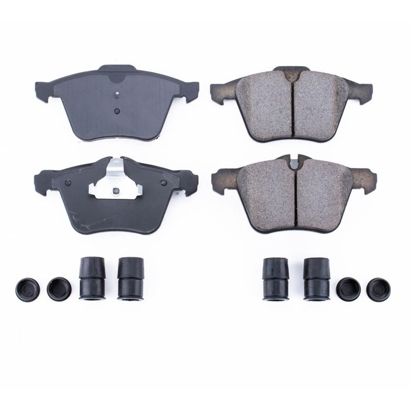 PowerStop Power Stop 06-08 Jaguar S-Type Front Z17 Evolution Ceramic Brake Pads w/Hardware