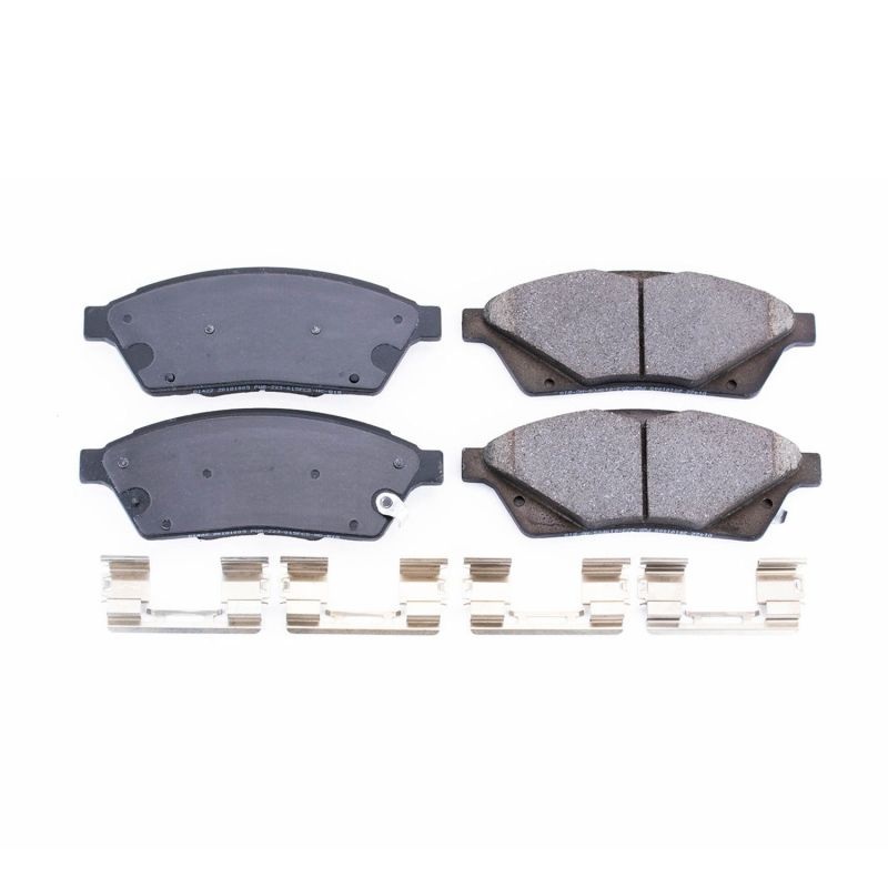 PowerStop Power Stop 10-16 Cadillac SRX Front Z17 Evolution Ceramic Brake Pads w/Hardware