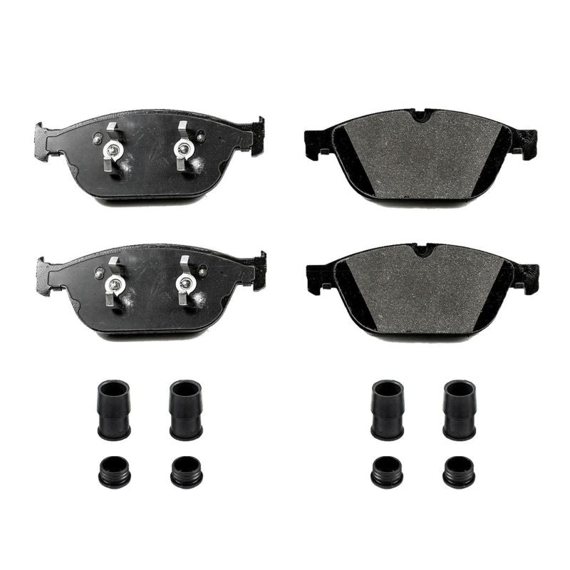 PowerStop Power Stop 11-18 Audi A8 Quattro Front Z17 Evolution Ceramic Brake Pads w/Hardware