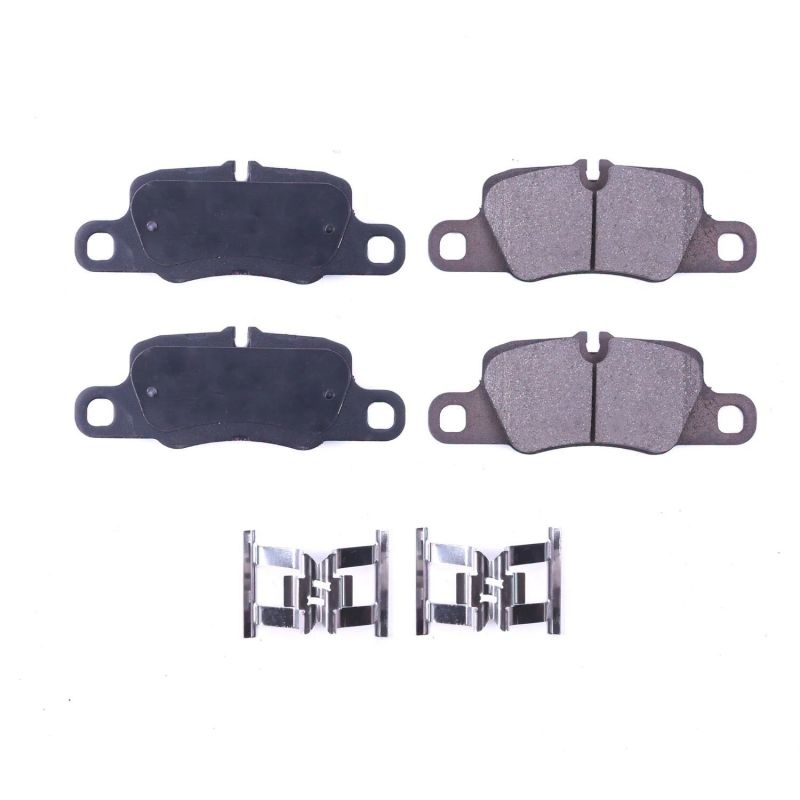 PowerStop Power Stop 13-16 Porsche 911 Rear Z17 Evolution Ceramic Brake Pads w/Hardware