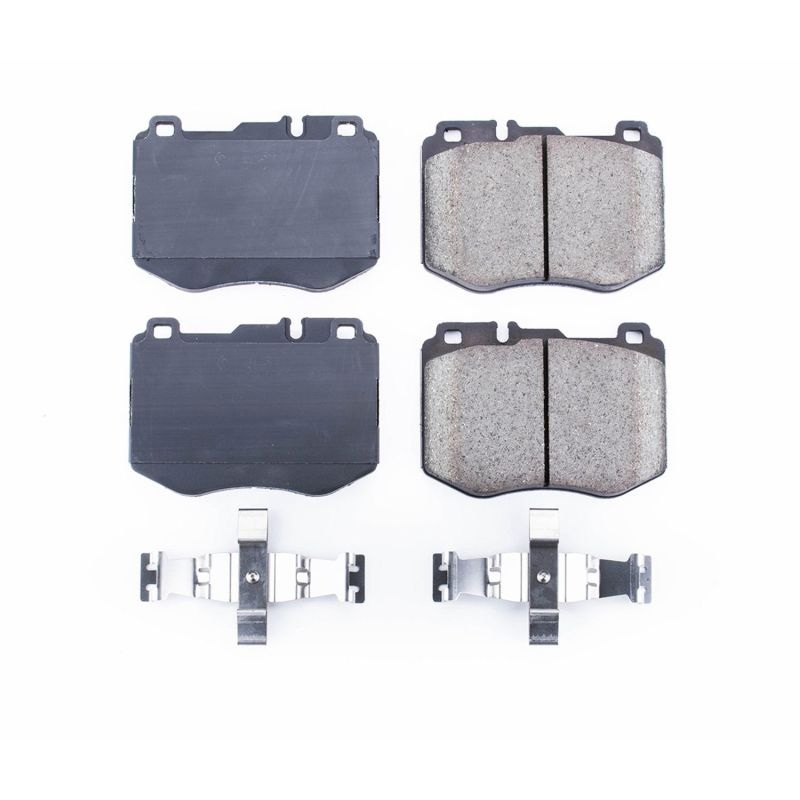 PowerStop Power Stop 15-17 Mercedes-Benz C300 Front Z17 Evolution Ceramic Brake Pads w/Hardware