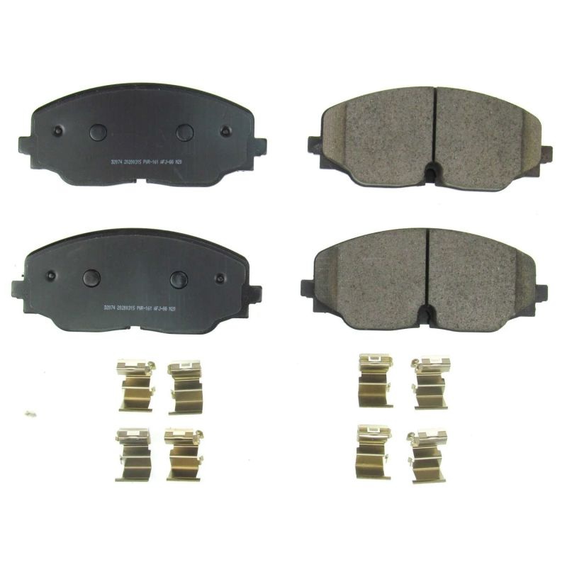 PowerStop Power Stop 18-19 Volkswagen Atlas Front Z17 Evolution Ceramic Brake Pads w/Hardware