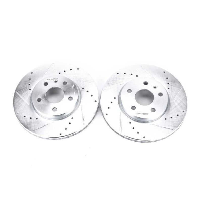 PowerStop Power Stop 2010 Buick Allure Front Evolution Drilled & Slotted Rotors – Pair