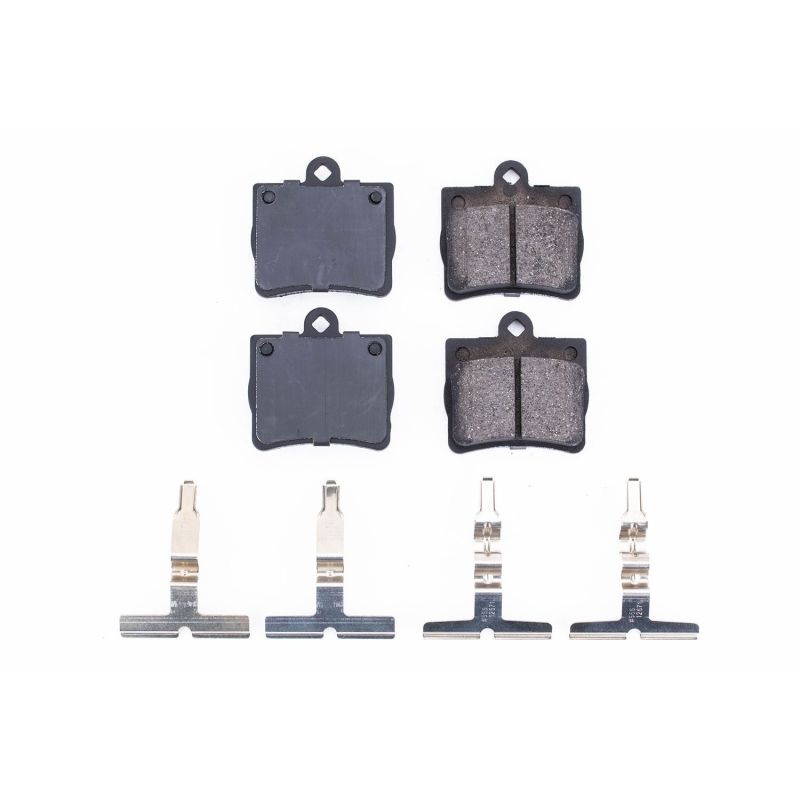 PowerStop Power Stop 97-98 Mercedes-Benz C230 Rear Z17 Evolution Ceramic Brake Pads w/Hardware