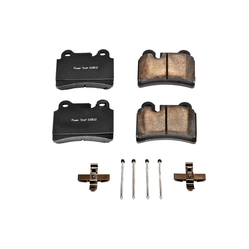 PowerStop Power Stop 06-07 Volkswagen Touareg Rear Z17 Evolution Ceramic Brake Pads w/Hardware