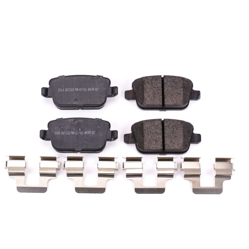PowerStop Power Stop 08-12 Land Rover LR2 Rear Z17 Evolution Ceramic Brake Pads w/Hardware