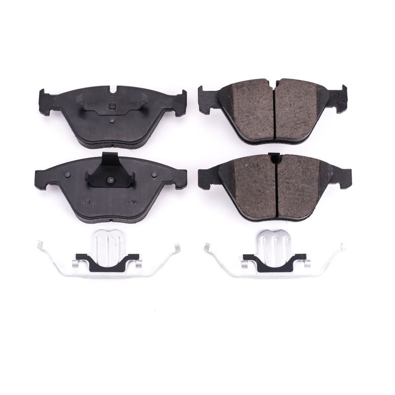 PowerStop Power Stop 08-13 BMW 328i Front Z17 Evolution Ceramic Brake Pads w/Hardware