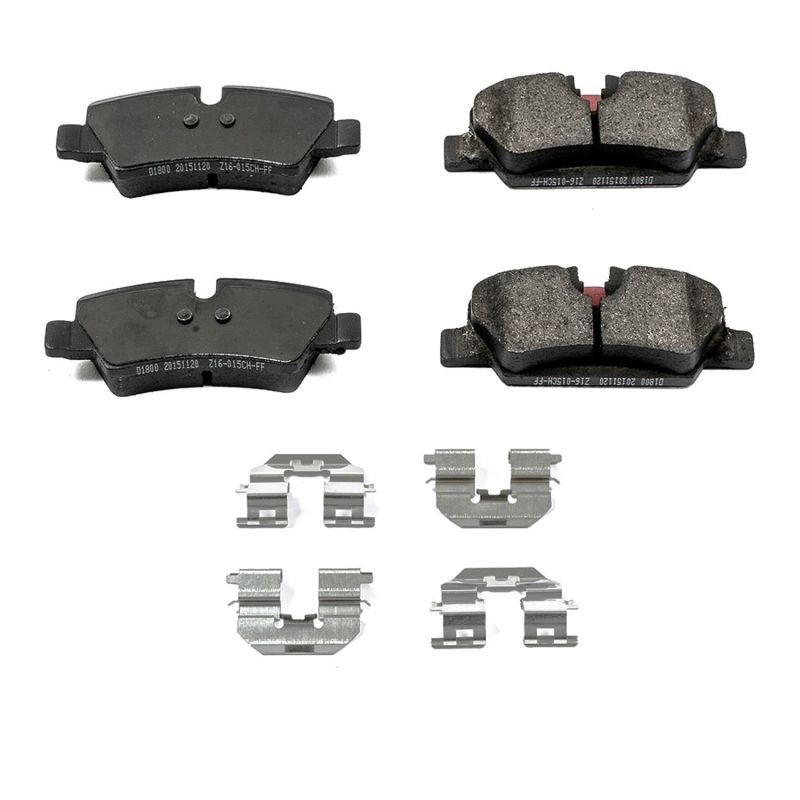 PowerStop Power Stop 15-19 Mini Cooper Rear Z17 Evolution Ceramic Brake Pads w/Hardware