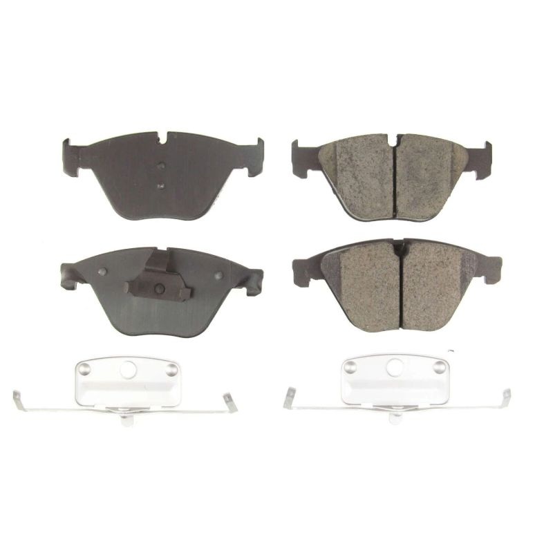 PowerStop Power Stop 2011 BMW 535i xDrive Front Z17 Evolution Ceramic Brake Pads w/Hardware