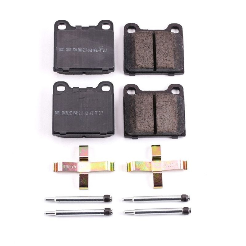PowerStop Power Stop 88-91 Mercedes-Benz 300SE Rear Z17 Evolution Ceramic Brake Pads w/Hardware