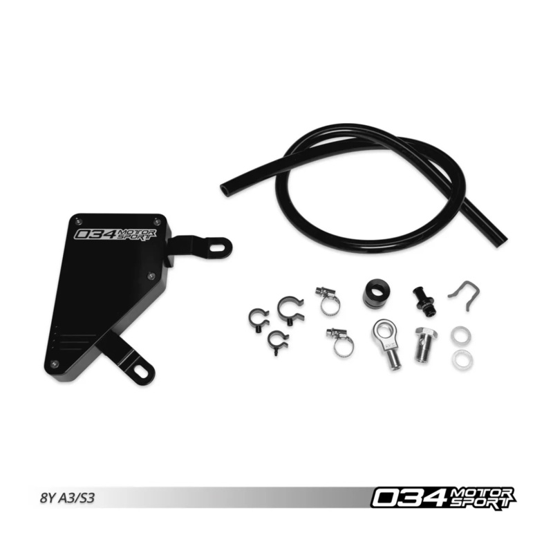 034Motorsport Billet Aluminum DSG Breather Catch Can Kit – Audi 8Y A3/S3/RS3