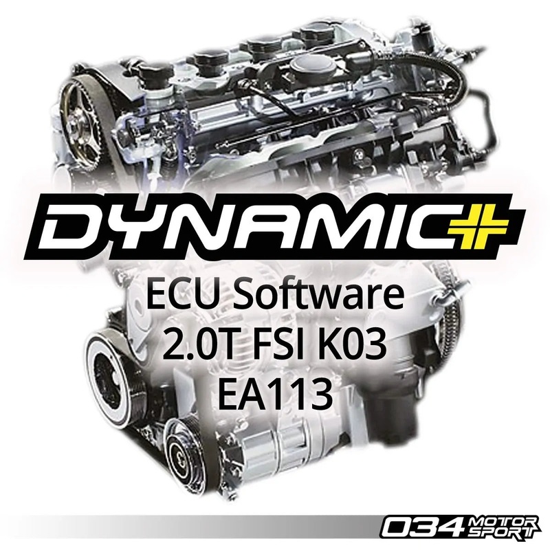 034Motorsport Dynamic+ Tuning ECU Software – MK5 GTI/GLI, Eos, B6 Passat, 8P A3, 8J TT 2.0T FSI