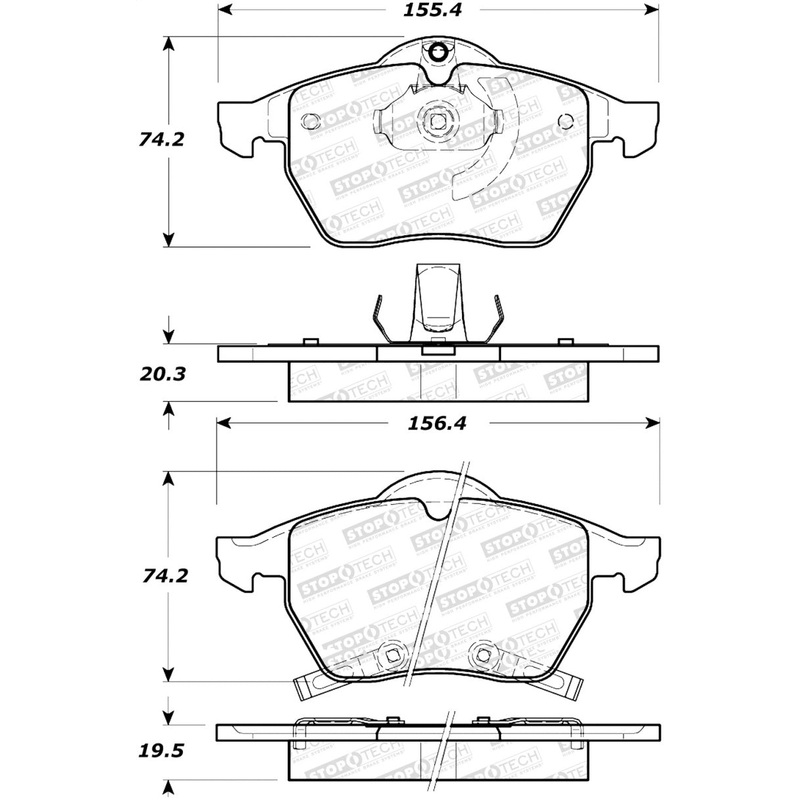 Stoptech Select BRK PADS