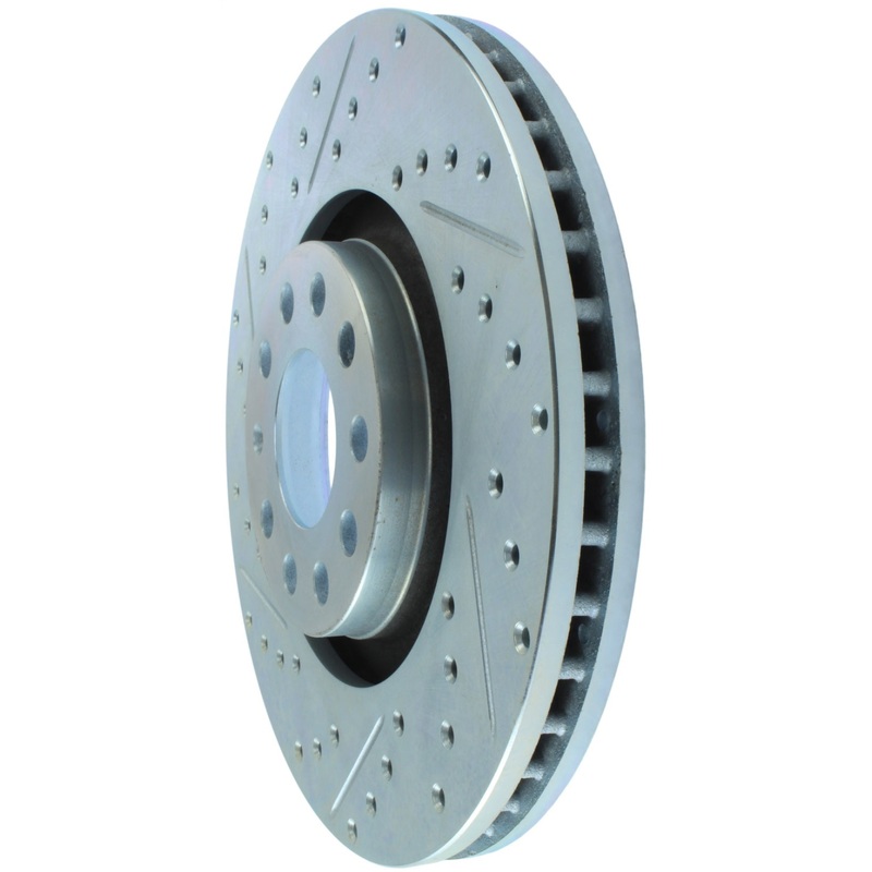 StopTech Select Sport 06-09 Audi A4 Slotted & Drilled Front Right Rotor