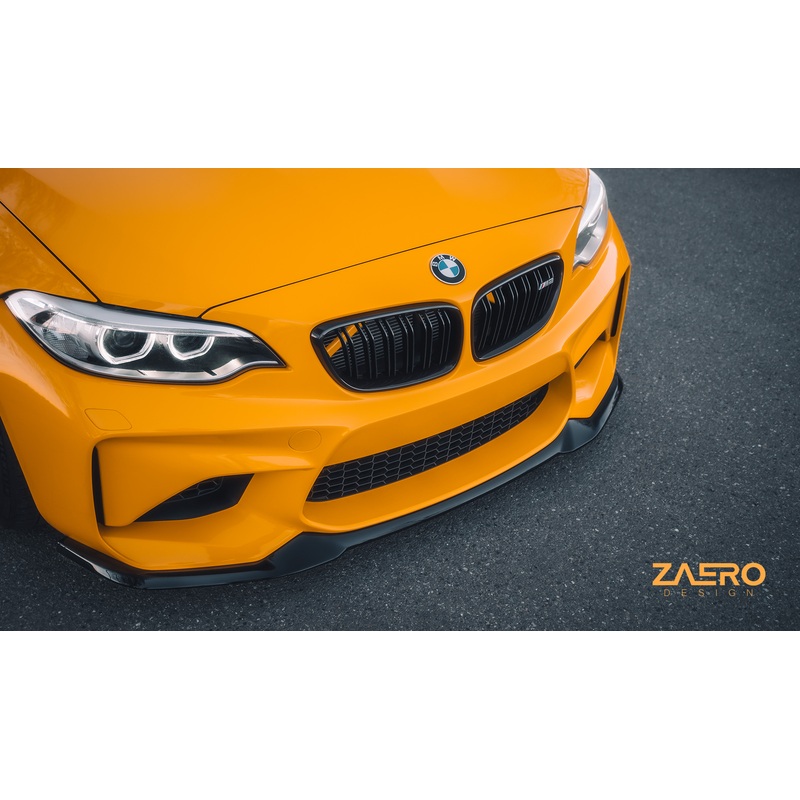 Zaero Design EVO-S Gloss Black Front Splitter – BMW F87 M2