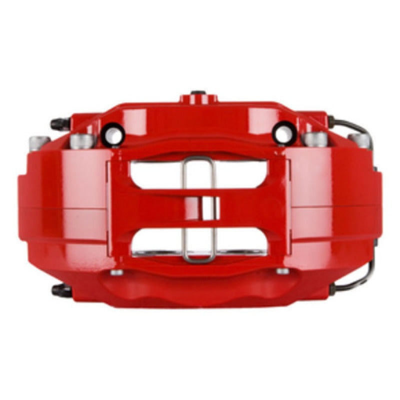 StopTech BBK 05-08 Audi A4 Quattro Front w/ Red ST-40 Calipers Slotted 332x32mm Rotors Pads and S