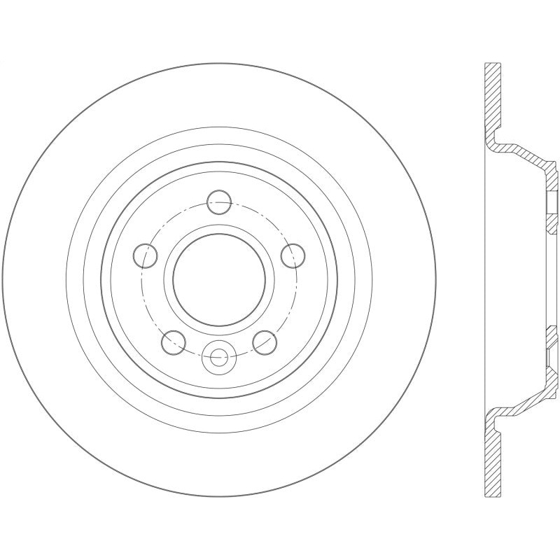 Stoptech Centric 13-17 Land Rover Range Rover Premium High Carbon Brake Rotor – Rear