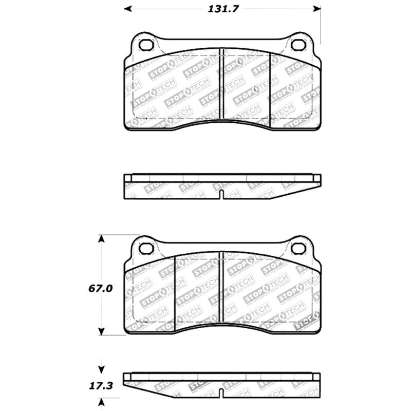 StopTech Performance 88-92 Ferrari F40 / 94-97 F50 Front & Rear Brake Pads