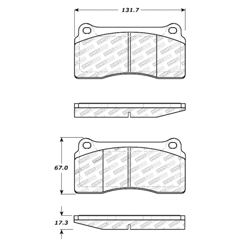 StopTech Street Touring 88-92 Ferrari F40 / 94-97 F50 Front & Rear Brake Pads
