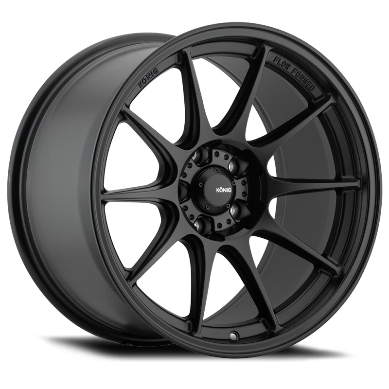 Konig Wheels Konig Dekagram 18×10.5B 5×114.3 ET18 Semi-Matte Black