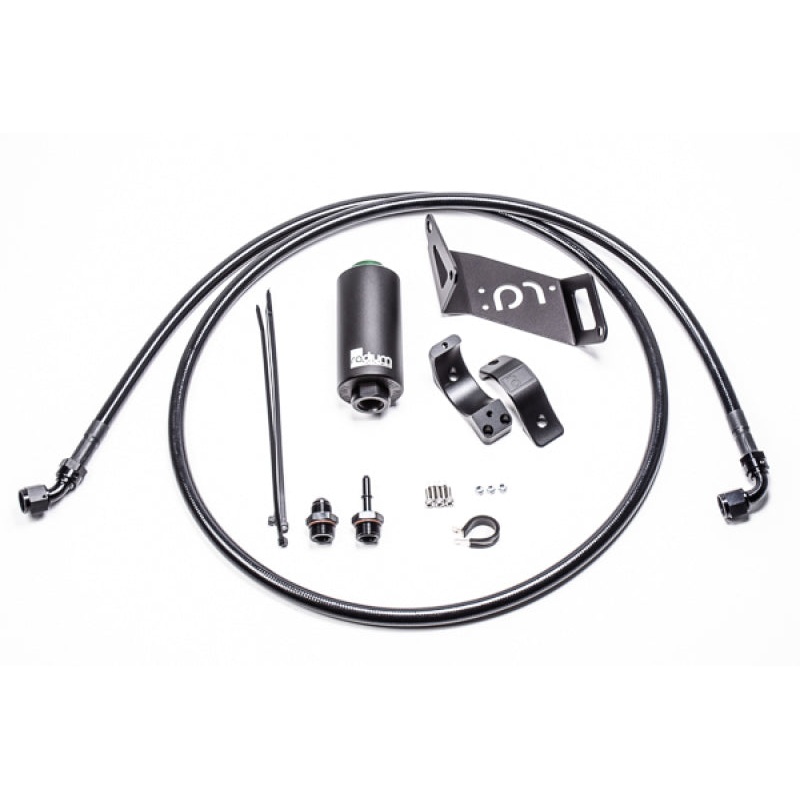 Radium Engineering BMW Fuel Hanger Feed w/ Microglass Filter