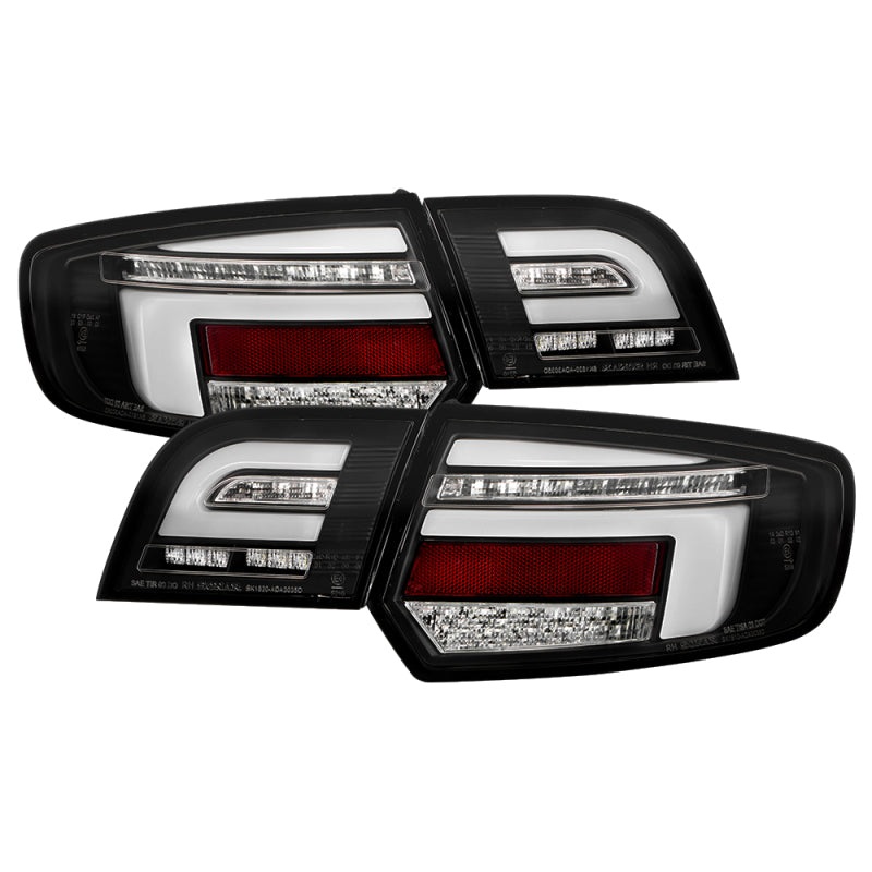 Spyder 03-08 Audi A3 Full LED Tail Lights – Black (ALT-YD-AA303-LED-BK)