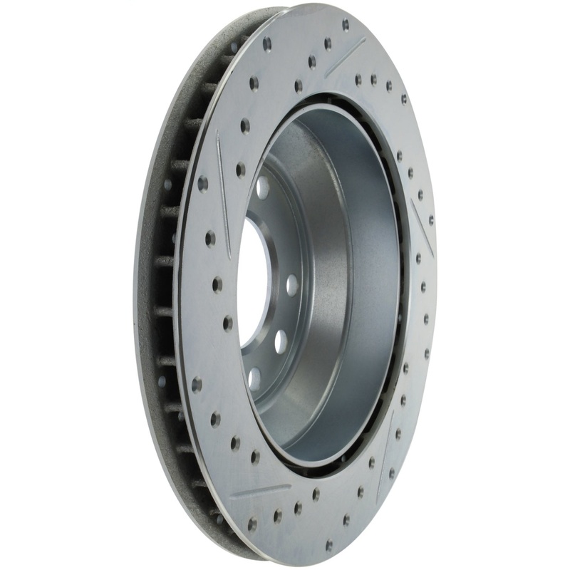 StopTech Select Sport 07-15 Audi Q7 Slotted & Drilled Rear Left Rotor