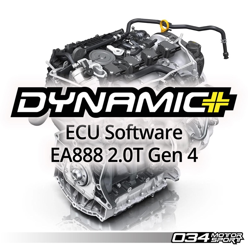 034Motorsport Dynamic+ Tuning ECU Software UPGRADE For EA888.4 2.0T – MK8/MK8.5 Golf R/8Y S3