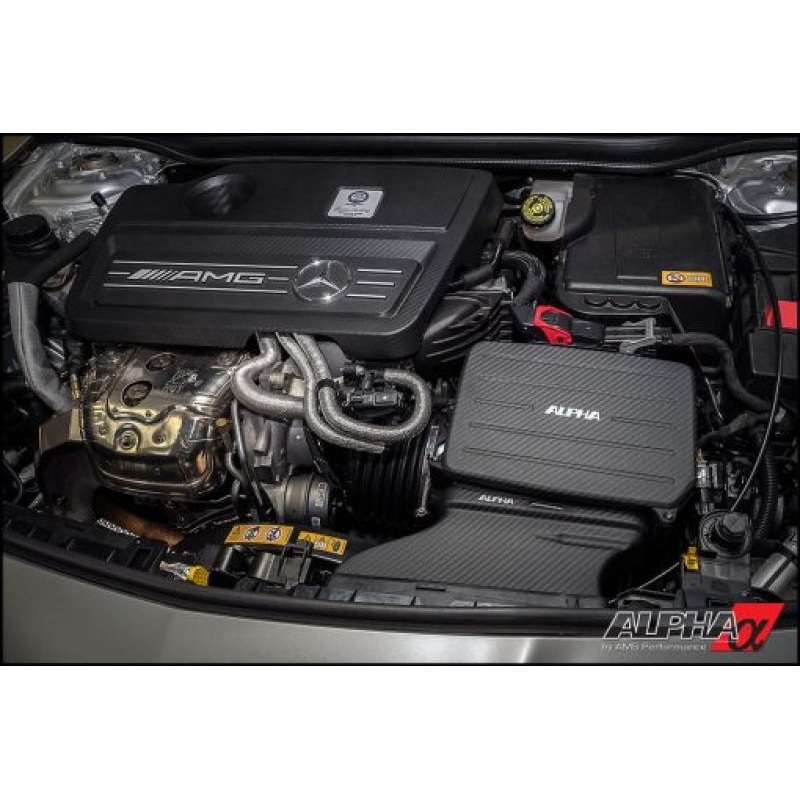 AMS Performance AMS Performance 14-18 Mercedes-Benz CLA 45 AMG 2.0T Alpha Cold Air intake w/Carbon Fiber Lid & Duct