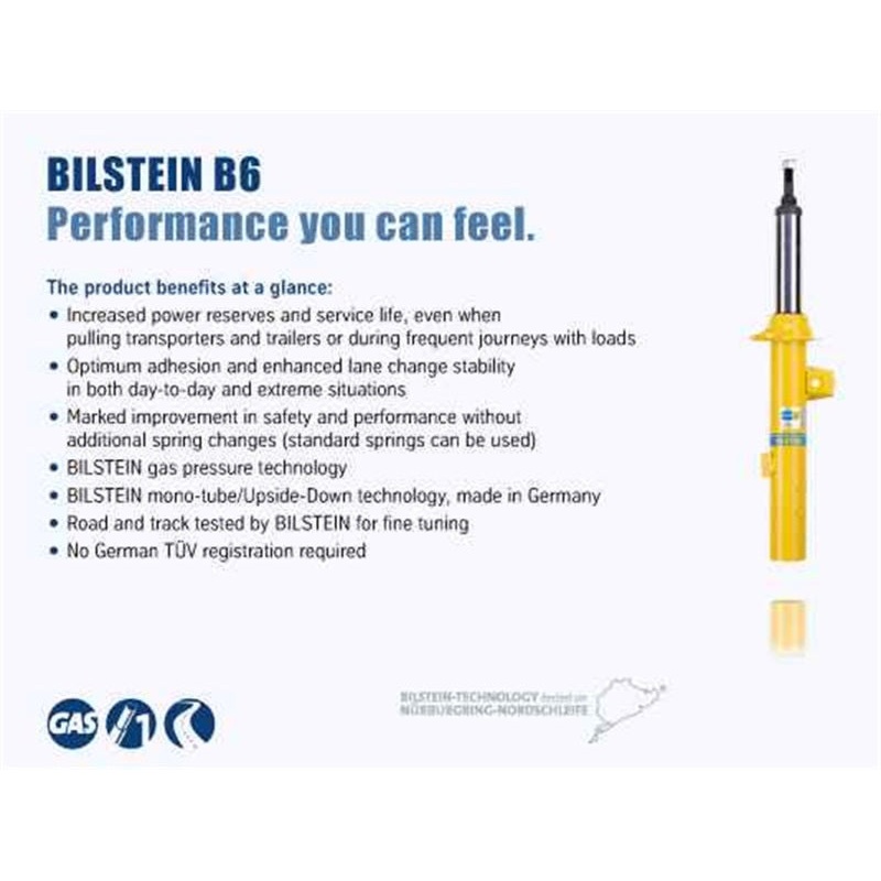 Bilstein Bilstein 4600 Series 11-12 Volkswagen Amarok 2.0L Front 46mm Monotube Shock Absorber