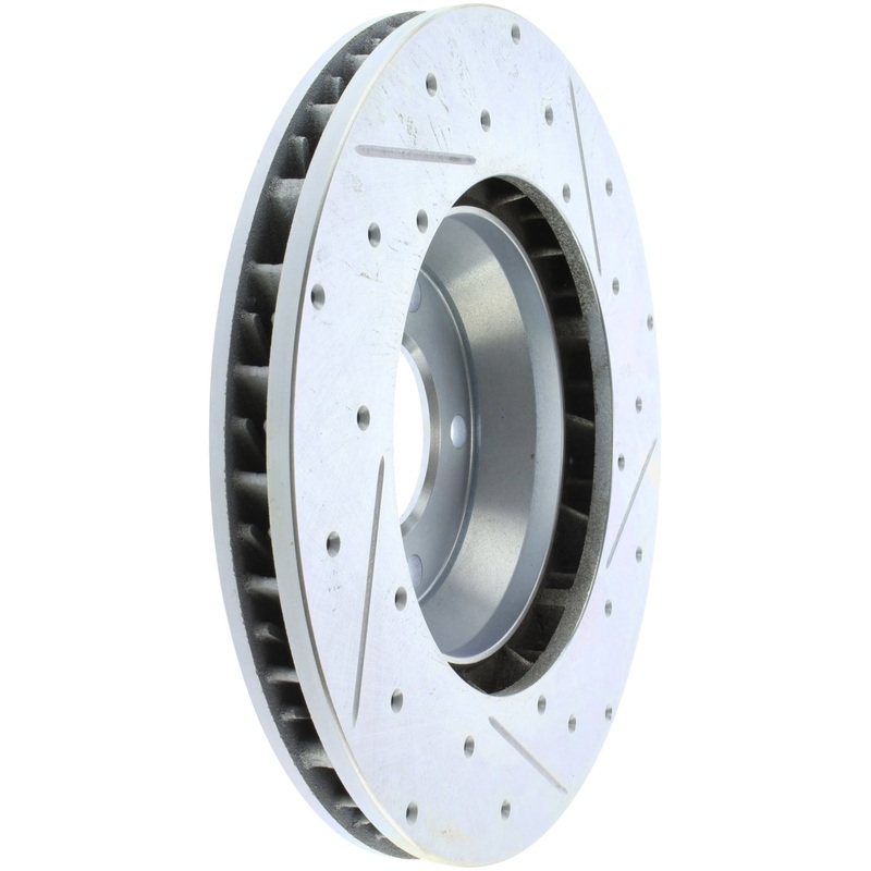 StopTech Select Sport 03-18 Audi Q7 Slotted & Drilled Front Right Rotor