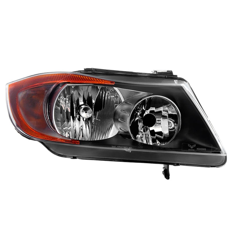 SPYDER xTune BMW E90 06-08 Sedan Halogen Model only Passenger Side Headlight -OEM Right HD-JH-BE90-H-OE-R