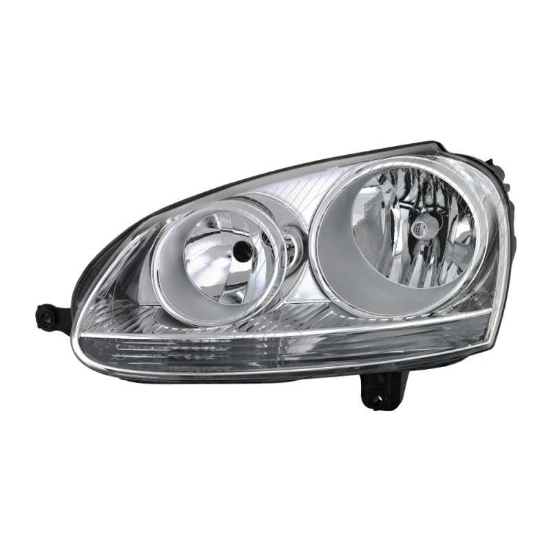 SPYDER xTune Volkswagen Golf 06-09 Driver Side Headlight – OEM Left Black HD-JH-TCOL14-OE-R